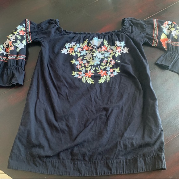 Free people embroidered top - Picture 1 of 7
